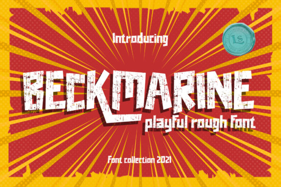 Beckmarine: A Bold Display Font for Standout Projects