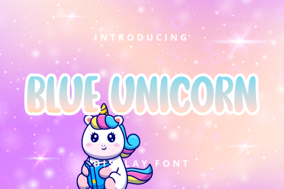 Blue Unicorn: A Joyful Typography Solution for Modern Design