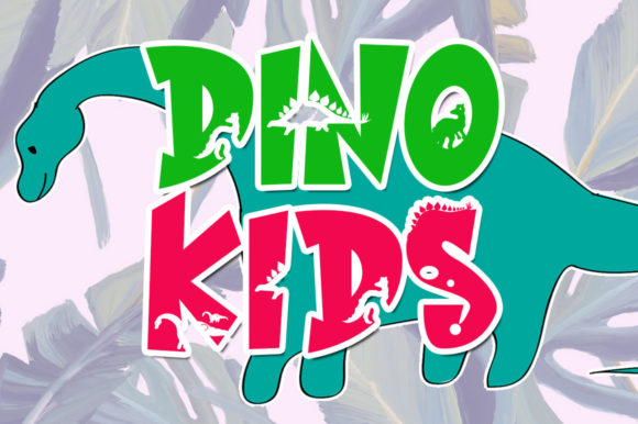 Dino Kids: The Bold Font for Playful and Creative Designs