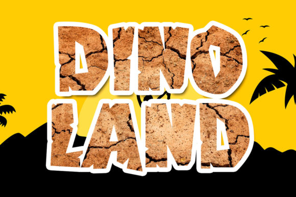 Dino Land: The Quirky Bold Font for Fun Designs