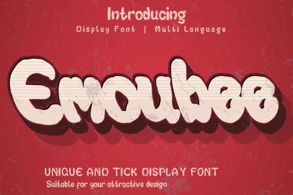 Emoubee: The Bold Typography Choice for Modern Design