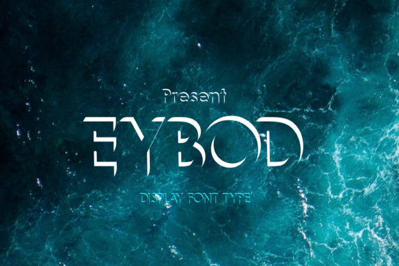 Eybod: The 3D Display Font for Bold Designs