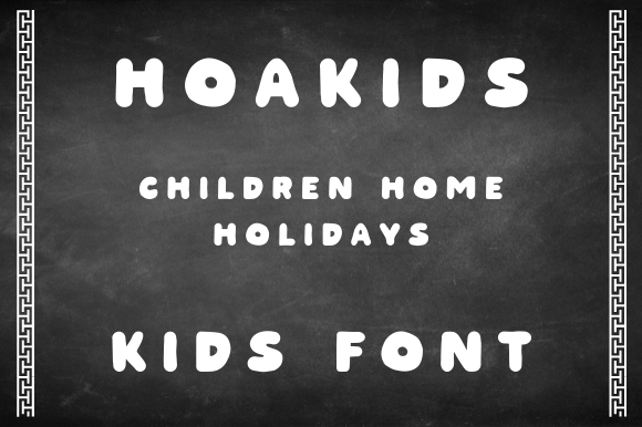 HOAKIDS: The Bold Display Font That Transforms Your Visual Identity