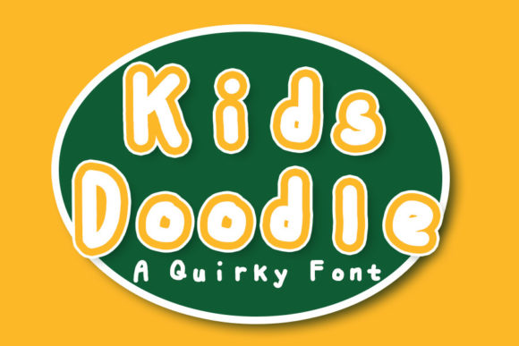 Kids Doodle: The Quirky Font for Playful Designs