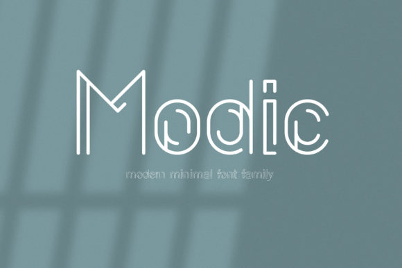Modic: The Geometric Font That Elevates Your Visual Identity
