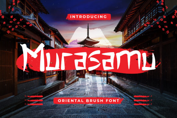 Murasamu: The Unique Japanese Display Font for Stunning Designs