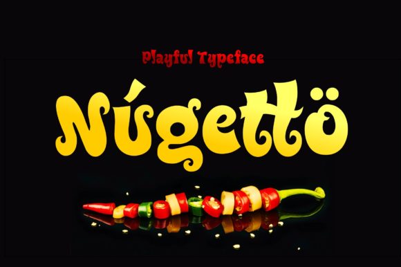 Nugetto: A Playful Display Font for Street-Inspired Design