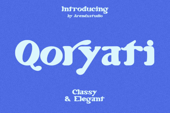 Qoryati: Elevate Your Brand with Modern Display Typography