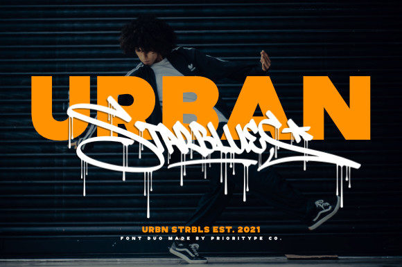Urban Starblues: A Distinctive Typographic Solution for Modern Creators