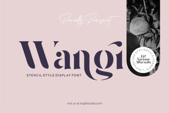 Wangi: The Bold Font for Modern Branding
