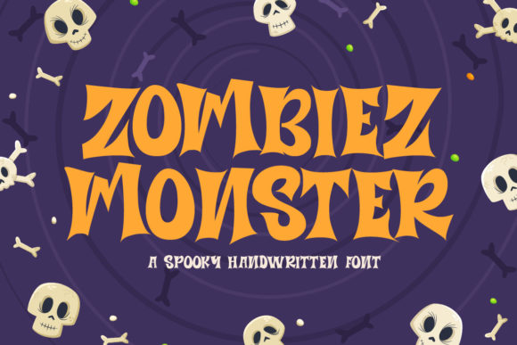 Zombiez Monster: The Spooky Display Font That Elevates Any Design